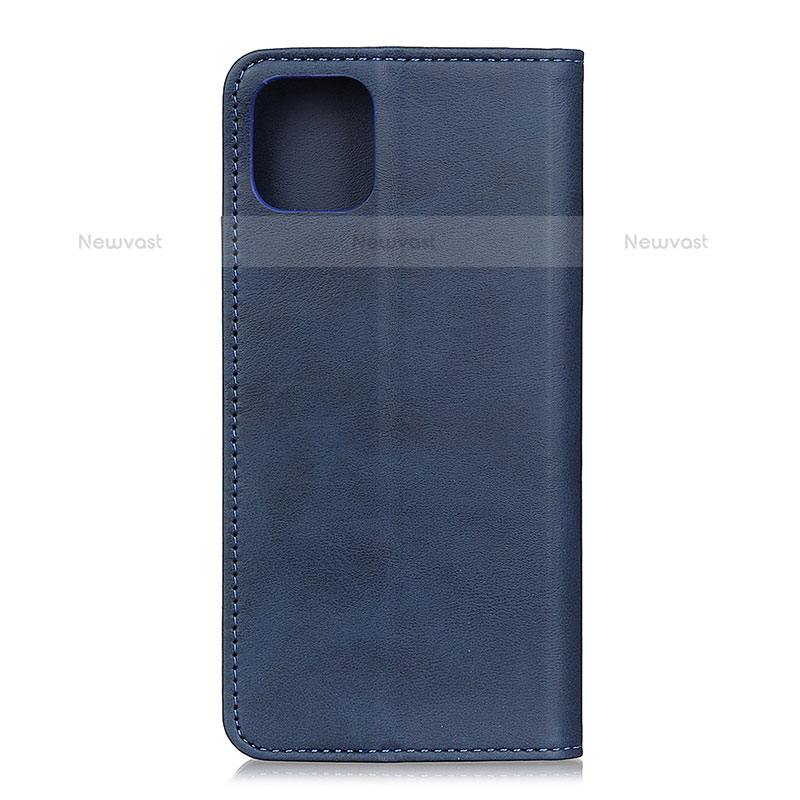 Leather Case Stands Flip Cover T24 Holder for Xiaomi Mi 11 Lite 5G NE Blue