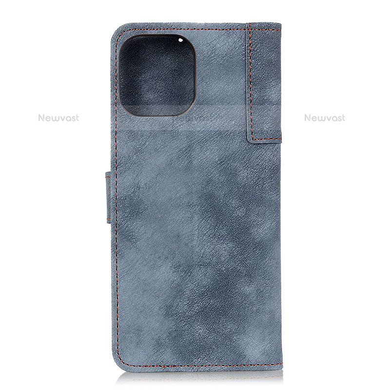 Leather Case Stands Flip Cover T29 Holder for Xiaomi Mi 11 5G Blue