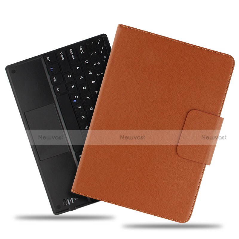 Leather Case Stands Flip Cover with Keyboard for Huawei Honor Pad 5 10.1 AGS2-W09HN AGS2-AL00HN Brown