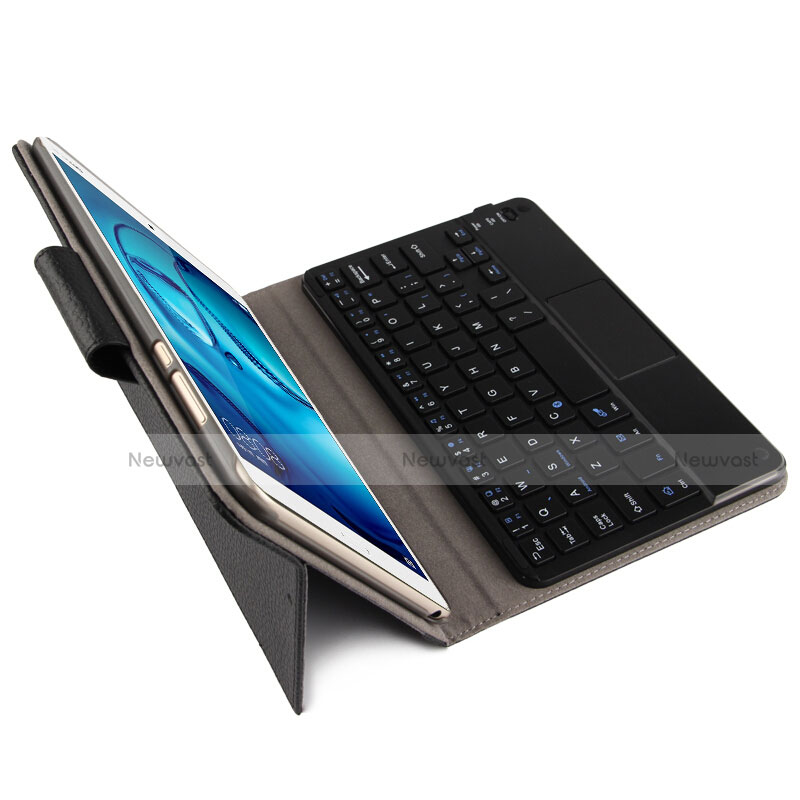 Leather Case Stands Flip Cover with Keyboard for Huawei Mediapad M3 8.4 BTV-DL09 BTV-W09 Blue