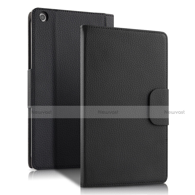 Leather Case Stands Flip Cover with Keyboard L02 for Huawei MediaPad M3 Lite 10.1 BAH-W09 Black