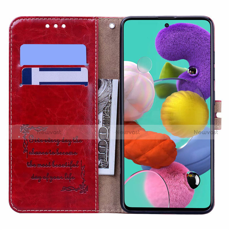 Leather Case Stands Flip Cover Z02 Holder for Samsung Galaxy A51 5G