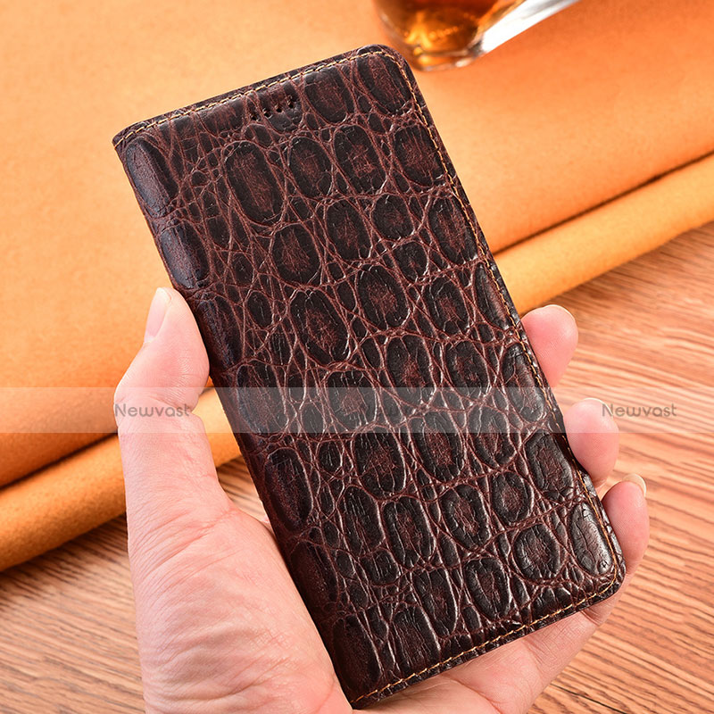 Leather Case Stands Flip Cover Z07 Holder for Apple iPhone 15 Pro Max