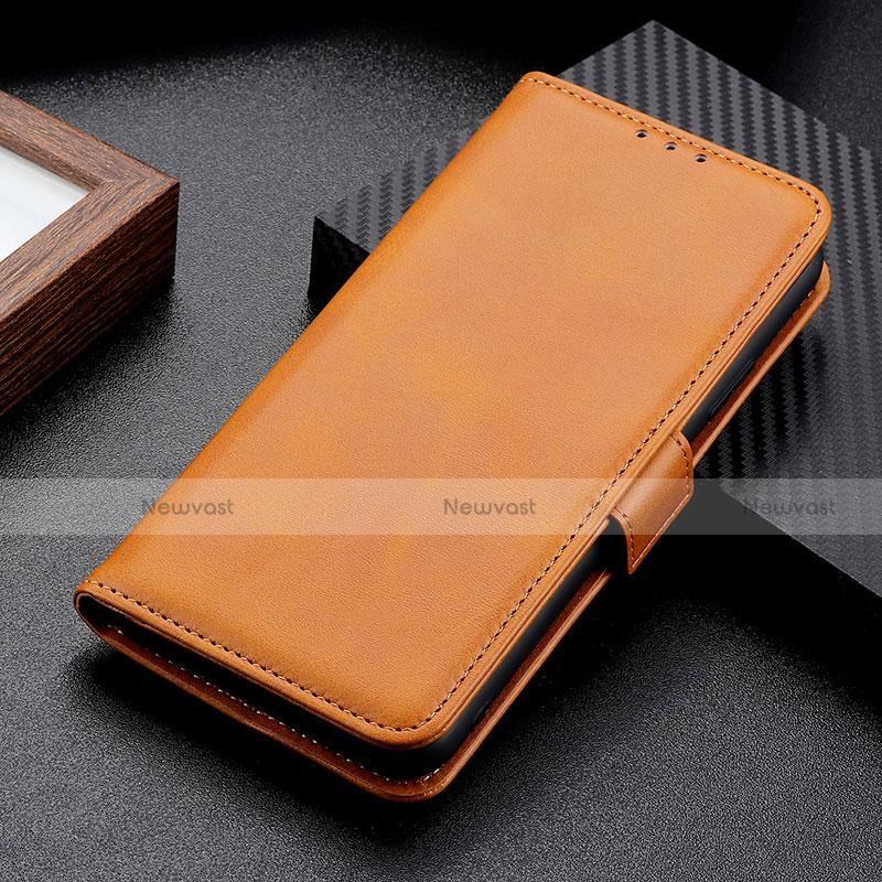 Leather Case Stands Flip Cover Z08 Holder for Apple iPhone 13 Pro Orange