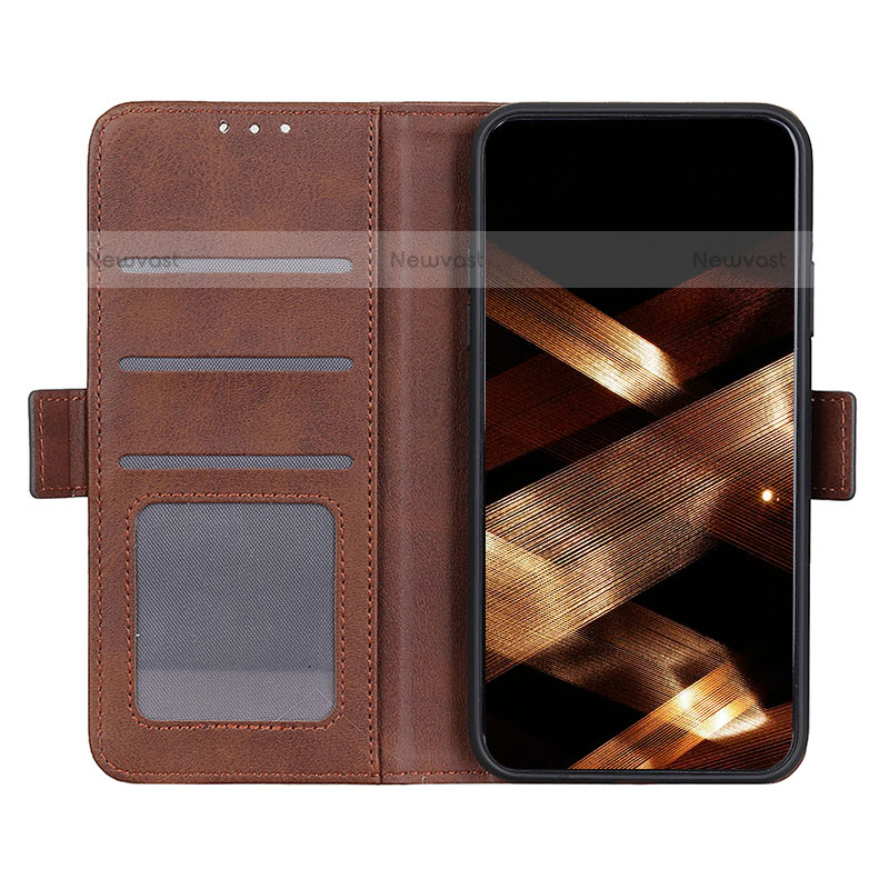 Leather Case Stands Flip Cover Z08 Holder for Apple iPhone 15 Pro