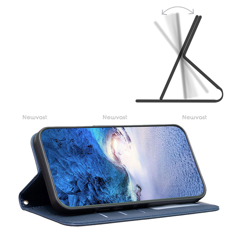 Leather Case Stands Flip Flowers Cover Holder BF2 for Google Pixel 7 Pro 5G