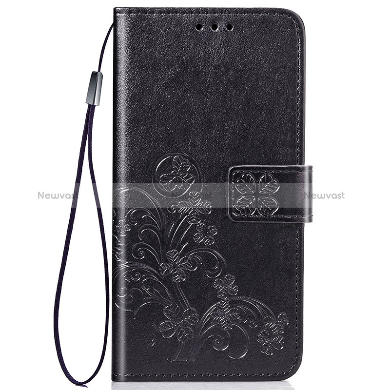 Leather Case Stands Flip Flowers Cover Holder for Huawei P Smart Z (2019)