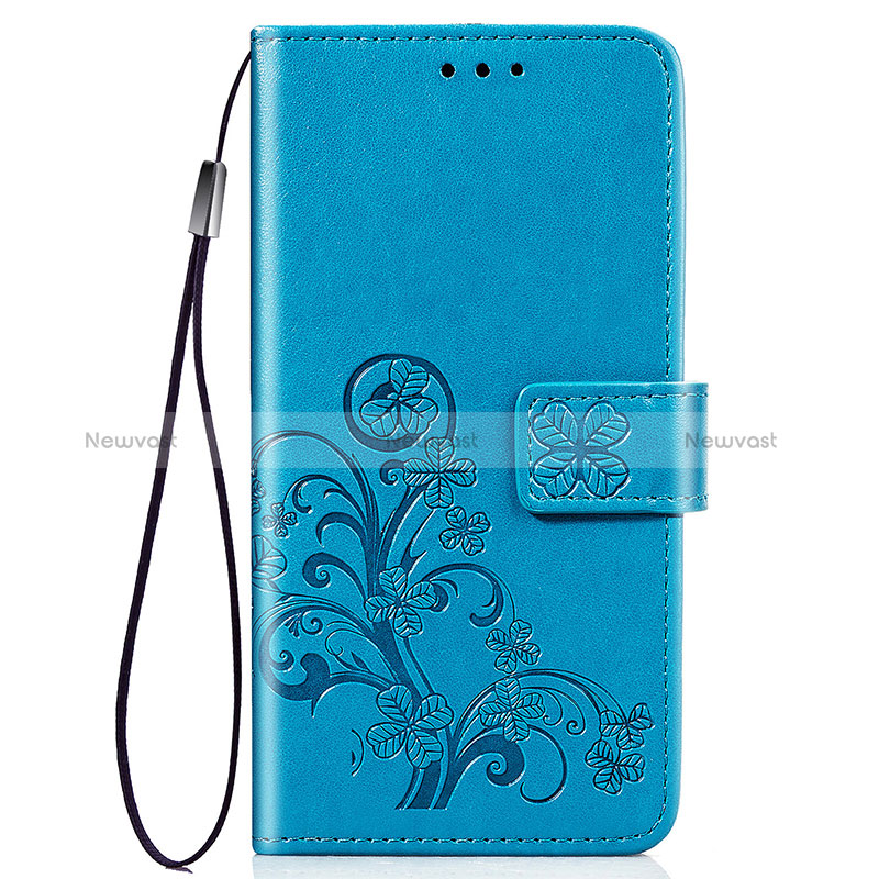 Leather Case Stands Flip Flowers Cover Holder for Huawei P40 Pro