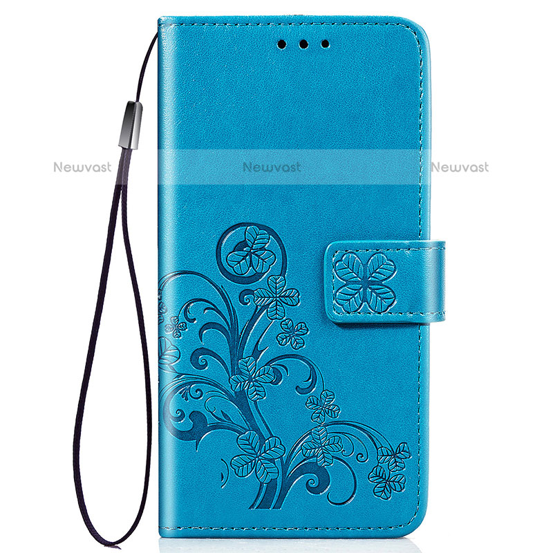 Leather Case Stands Flip Flowers Cover Holder for Samsung Galaxy A20