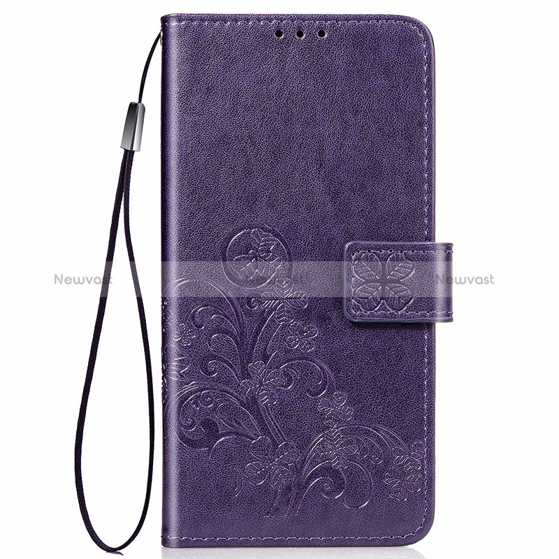 Leather Case Stands Flip Flowers Cover Holder for Samsung Galaxy A81