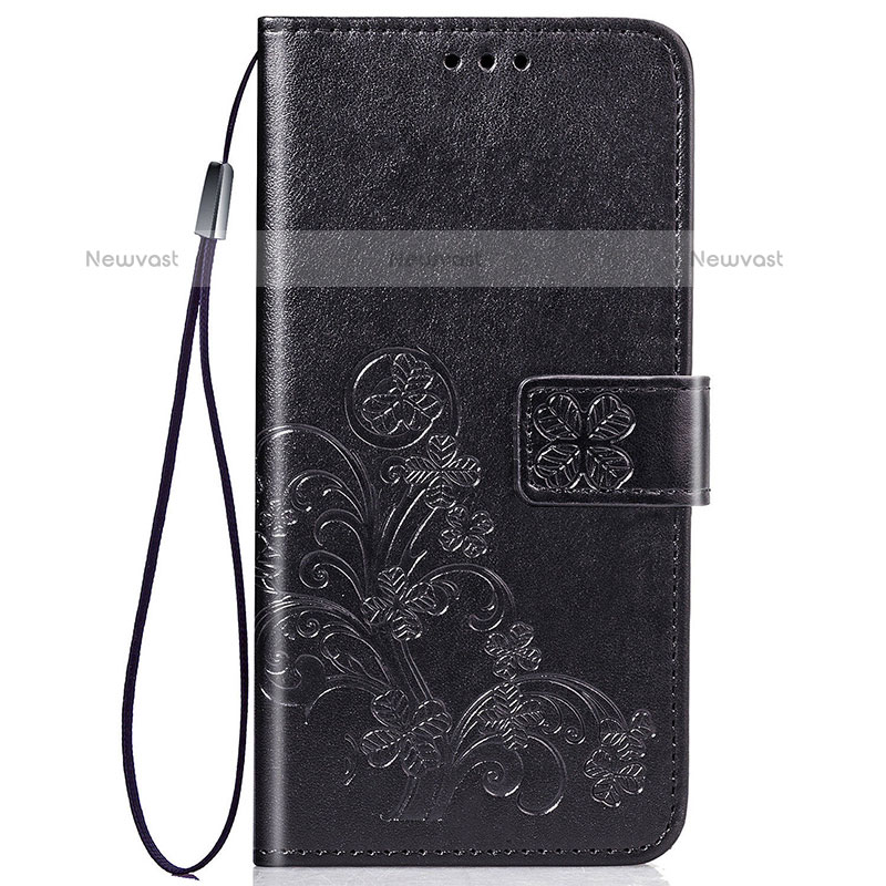 Leather Case Stands Flip Flowers Cover Holder for Samsung Galaxy A91