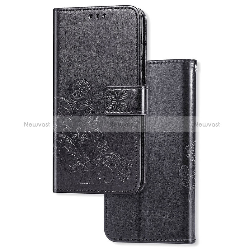 Leather Case Stands Flip Flowers Cover Holder for Samsung Galaxy M02s