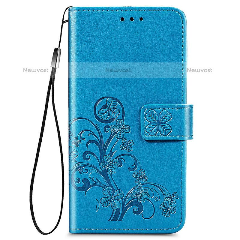 Leather Case Stands Flip Flowers Cover Holder for Samsung Galaxy M32 5G