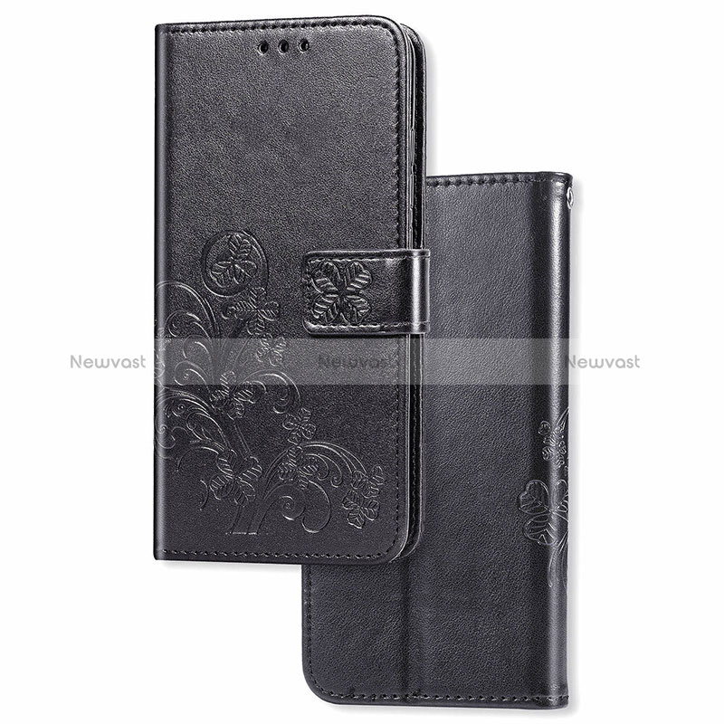 Leather Case Stands Flip Flowers Cover Holder for Samsung Galaxy M60s