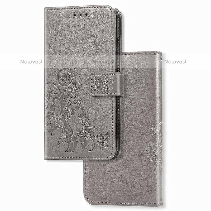 Leather Case Stands Flip Flowers Cover Holder for Samsung Galaxy Z Fold3 5G