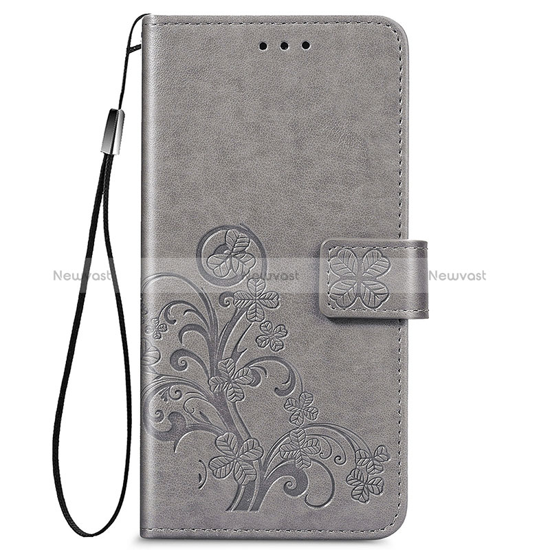 Leather Case Stands Flip Flowers Cover Holder for Xiaomi Redmi Note 9 4G