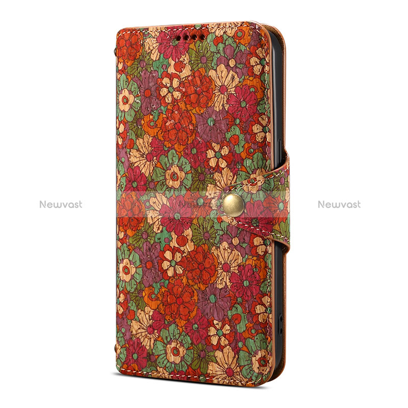 Leather Case Stands Flip Flowers Cover Holder MT2 for Samsung Galaxy A53 5G