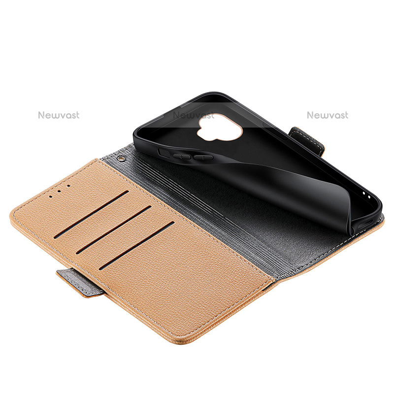 Leather Case Stands Flip Flowers Cover Holder S02D for Samsung Galaxy XCover 6 Pro 5G