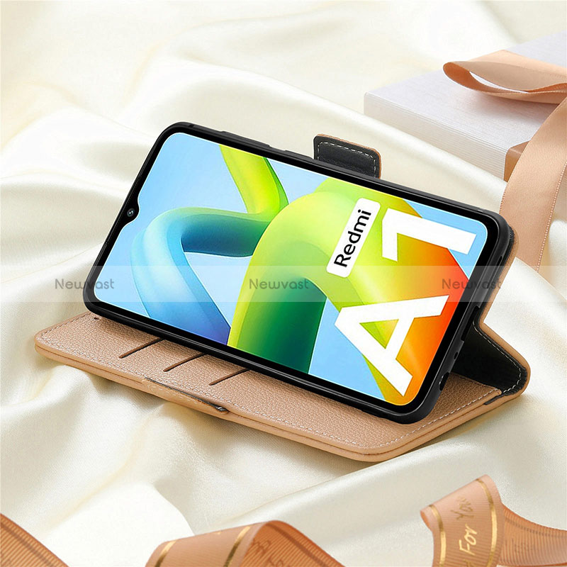 Leather Case Stands Flip Flowers Cover Holder S02D for Xiaomi Redmi A2