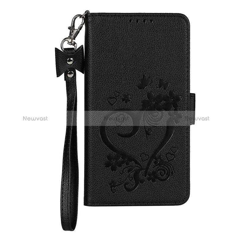 Leather Case Stands Flip Flowers Cover L16 Holder for Apple iPhone 15