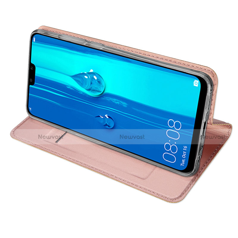 Leather Case Stands Flip Holder Cover for Huawei Enjoy 9 Plus