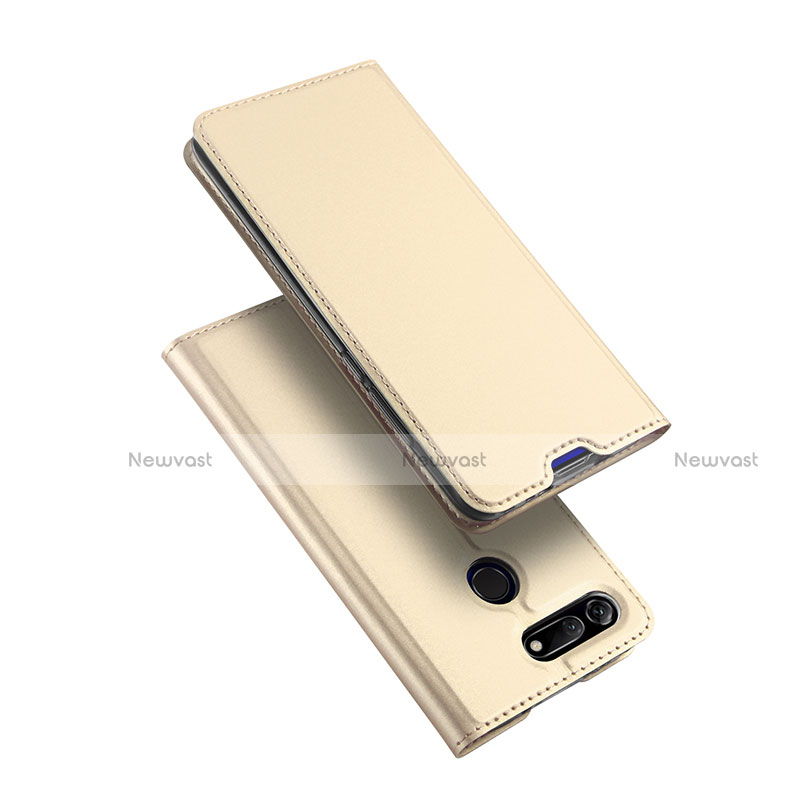 Leather Case Stands Flip Holder Cover for Huawei Honor View 20 Gold