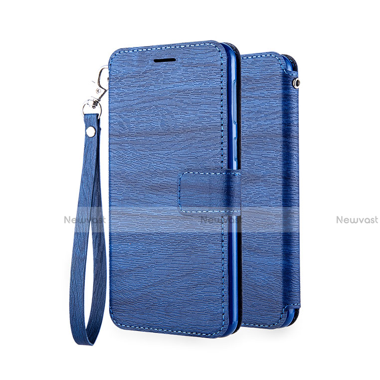 Leather Case Stands Flip Holder Cover for Huawei Y6 Pro (2019)