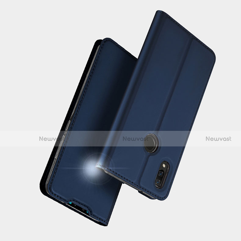 Leather Case Stands Flip Holder Cover for Huawei Y9 (2019)