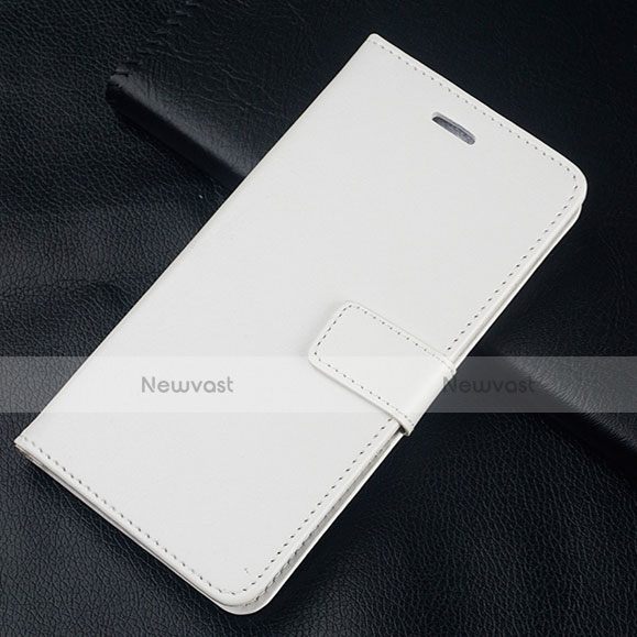 Leather Case Stands Flip Holder Cover L01 for OnePlus 5T A5010 White