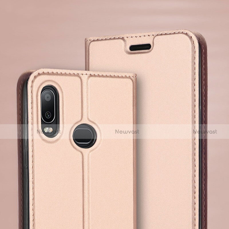 Leather Case Stands Flip Holder Cover L01 for Samsung Galaxy A6s