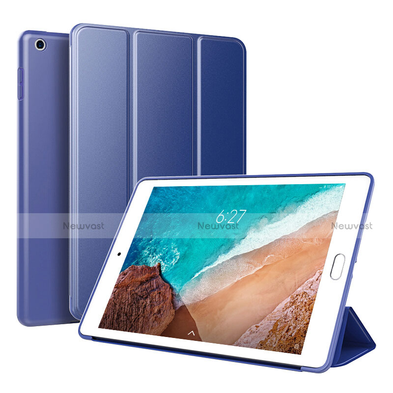 Leather Case Stands Flip Holder Cover L01 for Xiaomi Mi Pad Blue