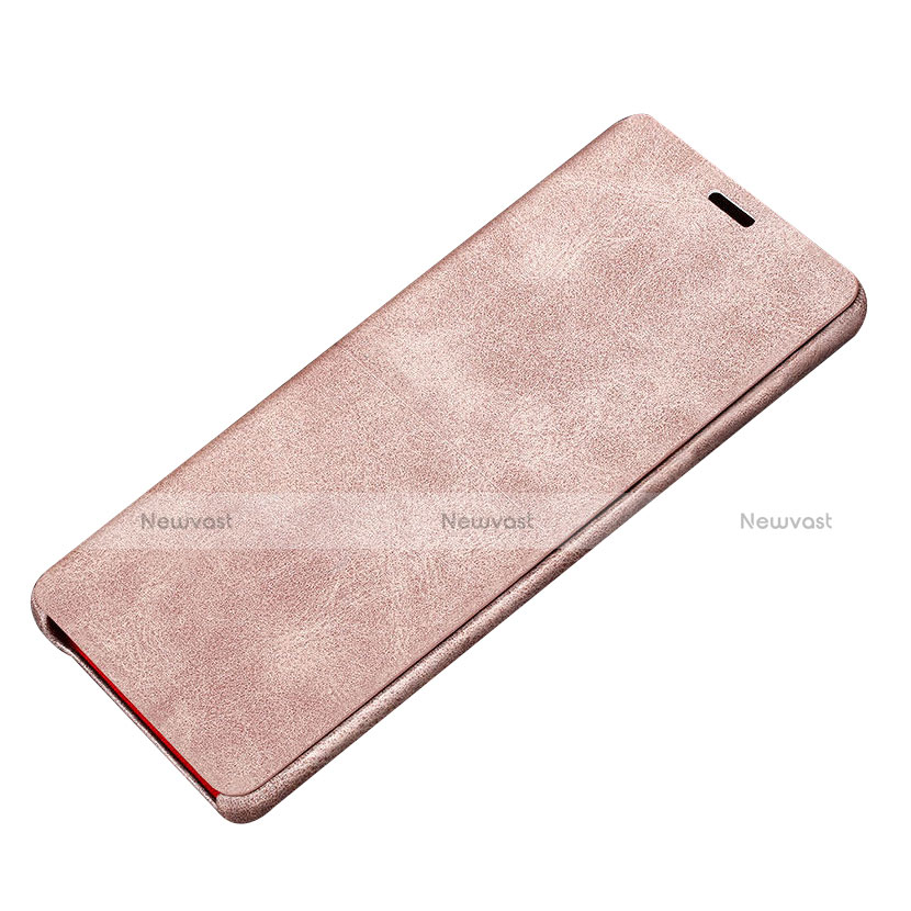 Leather Case Stands Flip Holder Cover L02 for Samsung Galaxy Note 8 Pink