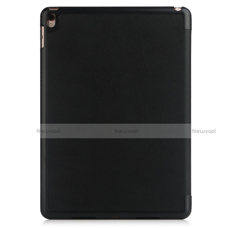 Leather Case Stands Flip Matte Finish Cover for Apple iPad Pro 9.7 Black