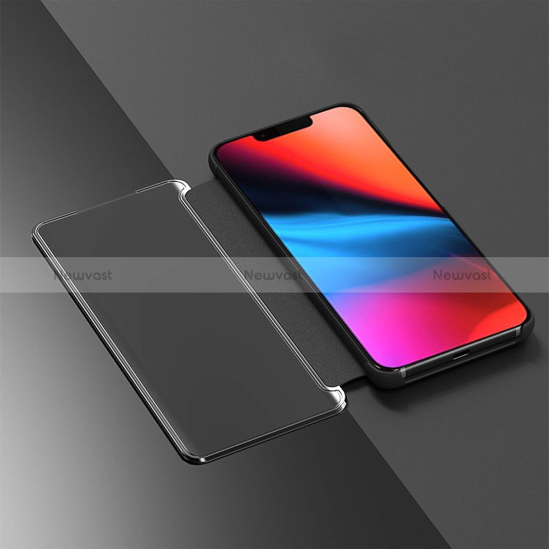 Leather Case Stands Flip Mirror Cover Holder for Oppo Reno5 Z 5G