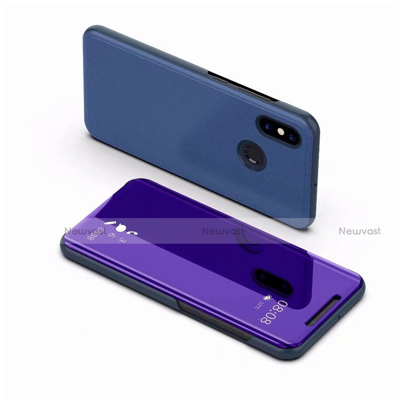 Leather Case Stands Flip Mirror Cover Holder for Xiaomi Mi 8