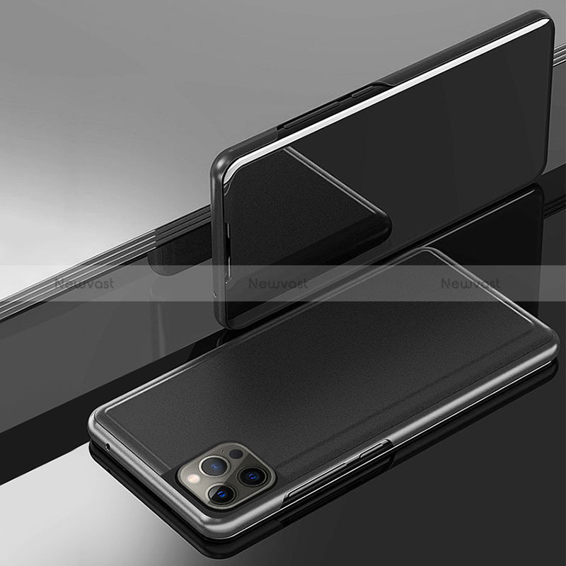 Leather Case Stands Flip Mirror Cover Holder L01 for Oppo Reno6 5G