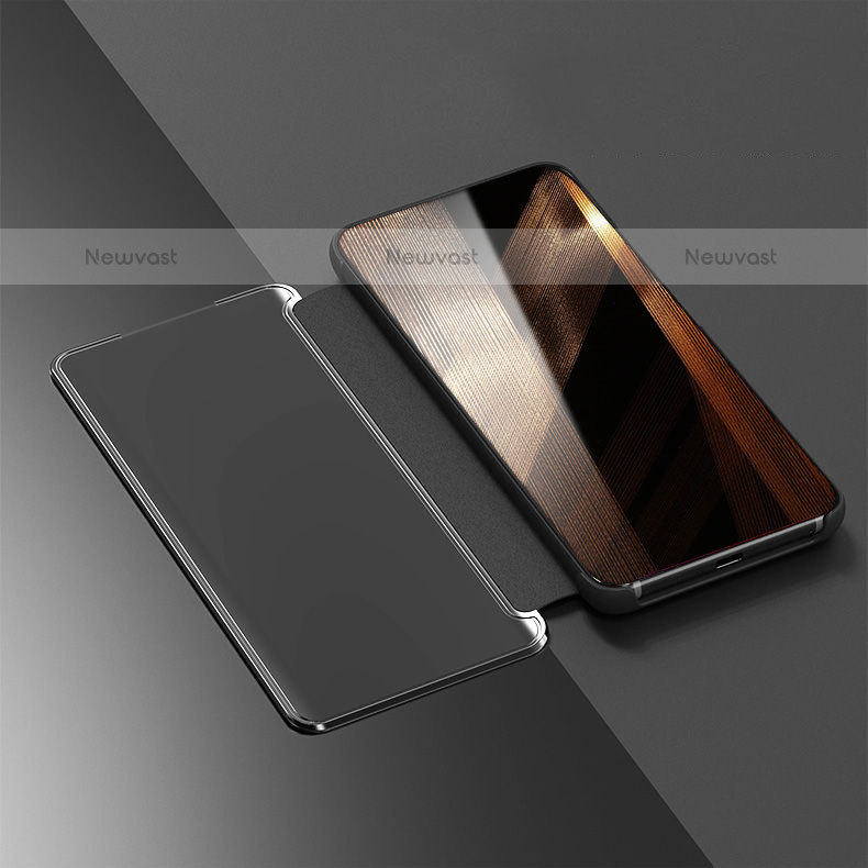 Leather Case Stands Flip Mirror Cover Holder L01 for Samsung Galaxy M20