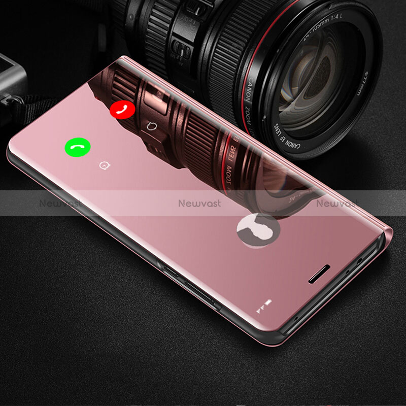 Leather Case Stands Flip Mirror Cover Holder L01 for Xiaomi Poco M2