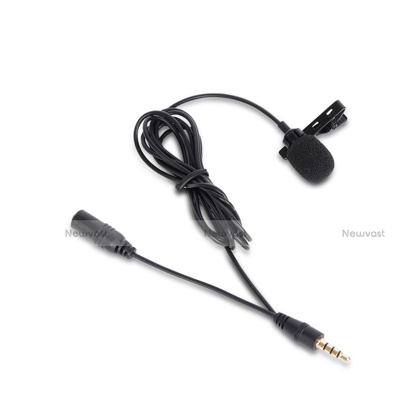 Luxury 3.5mm Mini Handheld Microphone Singing Recording K06 Black