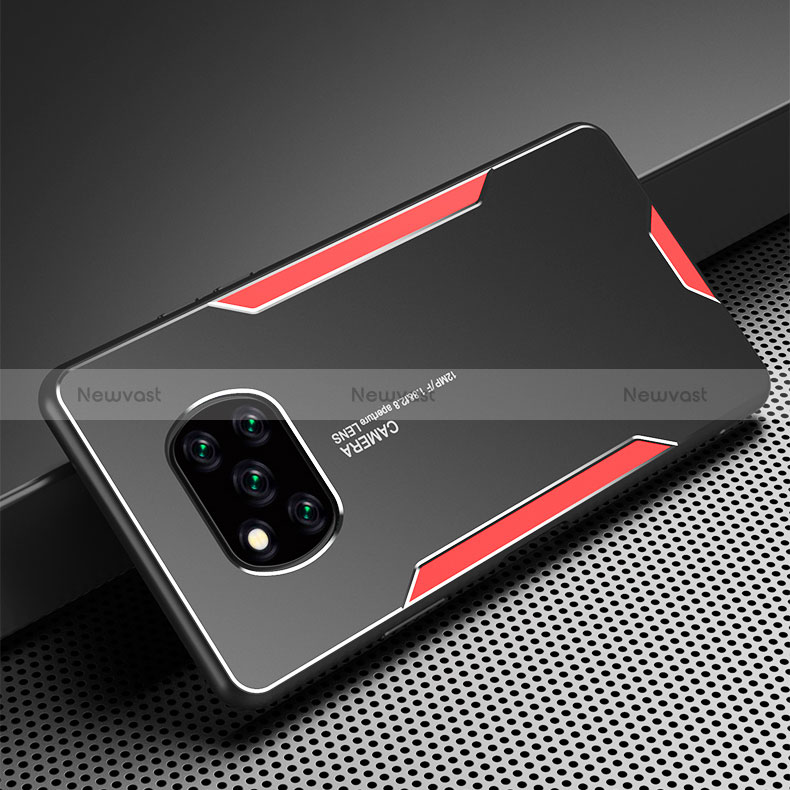 Luxury Aluminum Metal Back Cover and Silicone Frame Case for Xiaomi Poco X3 Pro