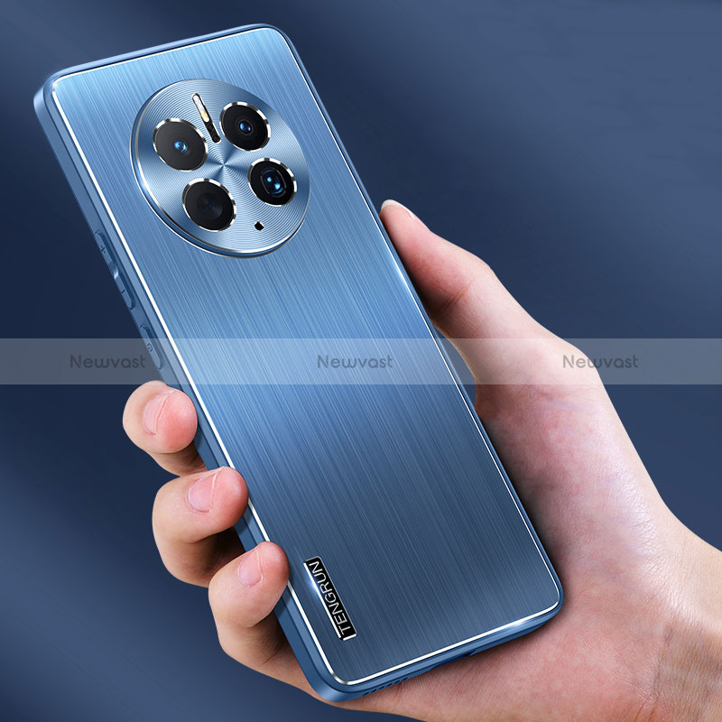 Luxury Aluminum Metal Back Cover and Silicone Frame Case JL1 for Huawei Mate 50 Pro