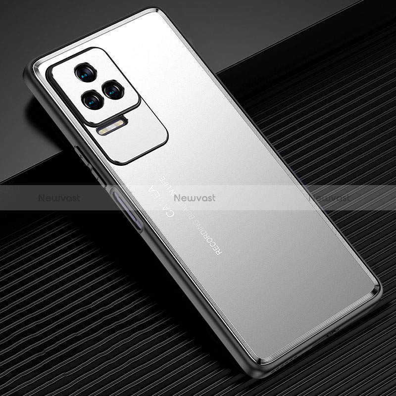 Luxury Aluminum Metal Back Cover and Silicone Frame Case JL1 for Xiaomi Redmi K50 5G