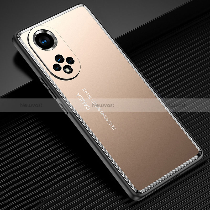 Luxury Aluminum Metal Back Cover and Silicone Frame Case JL2 for Huawei Nova 9 Pro