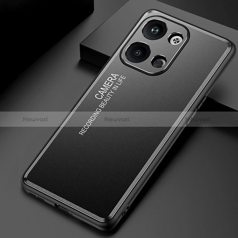 Luxury Aluminum Metal Back Cover and Silicone Frame Case JL2 for Xiaomi Redmi Note 13 5G