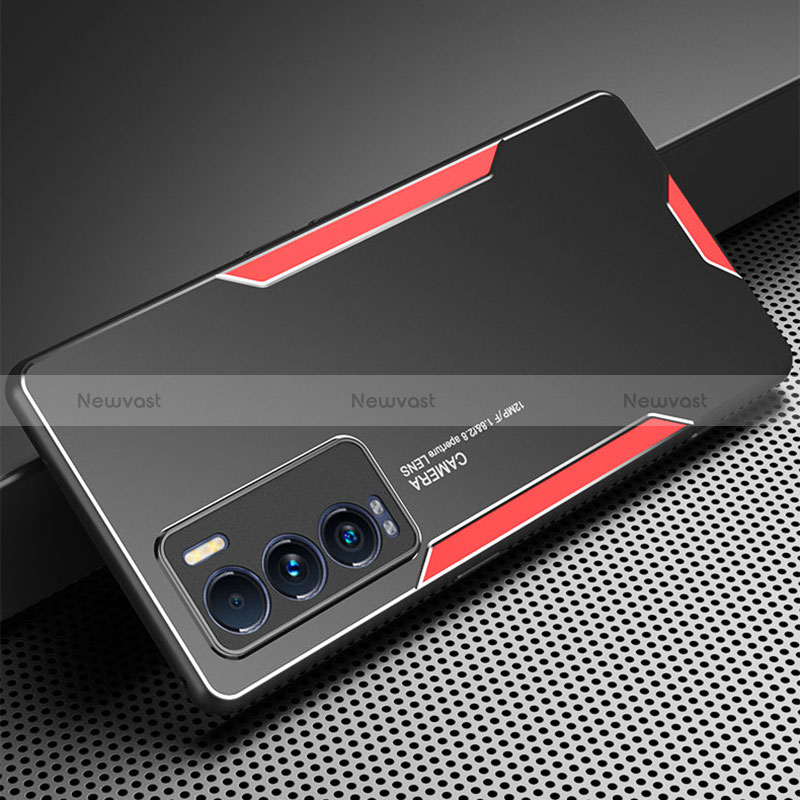 Luxury Aluminum Metal Back Cover and Silicone Frame Case PB1 for Realme GT Master Explorer 5G