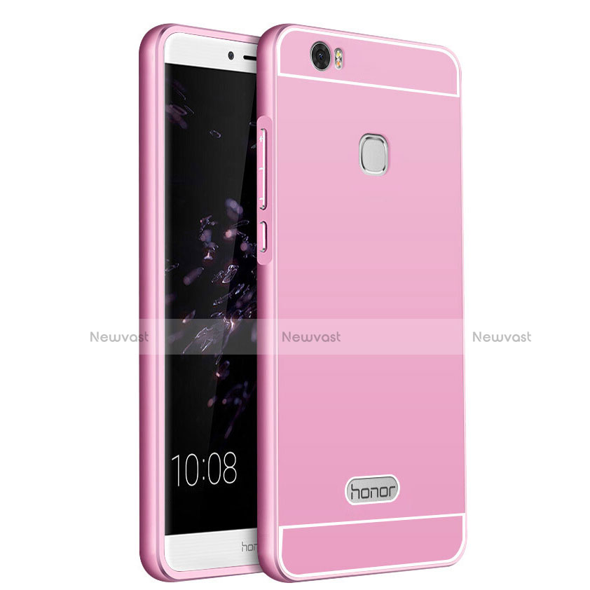 Luxury Aluminum Metal Case for Huawei Honor V8 Max Pink