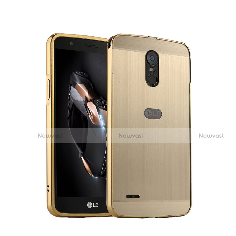 Luxury Aluminum Metal Case for LG Stylus 3 Gold