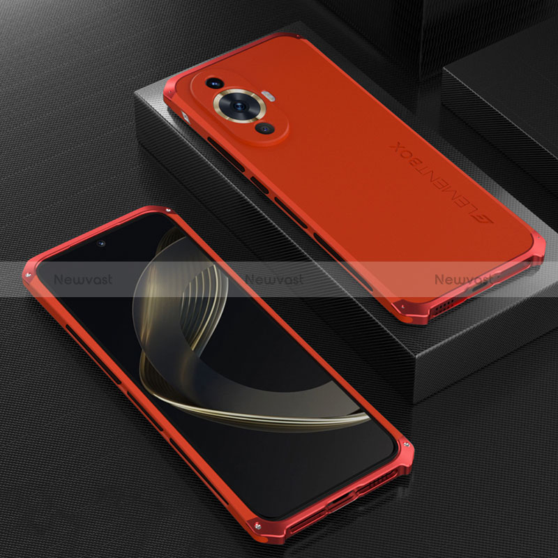 Luxury Aluminum Metal Cover Case 360 Degrees for Huawei Nova 11