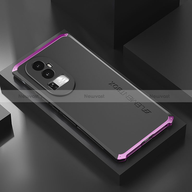 Luxury Aluminum Metal Cover Case 360 Degrees for Oppo Reno10 Pro+ Plus 5G