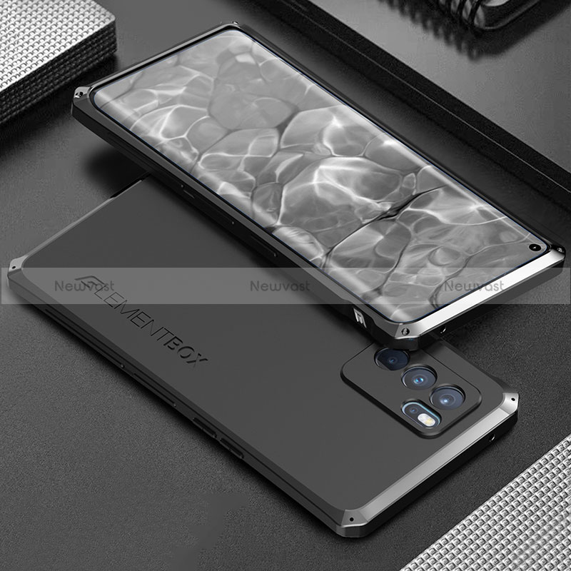 Luxury Aluminum Metal Cover Case 360 Degrees for Oppo Reno6 Pro 5G India